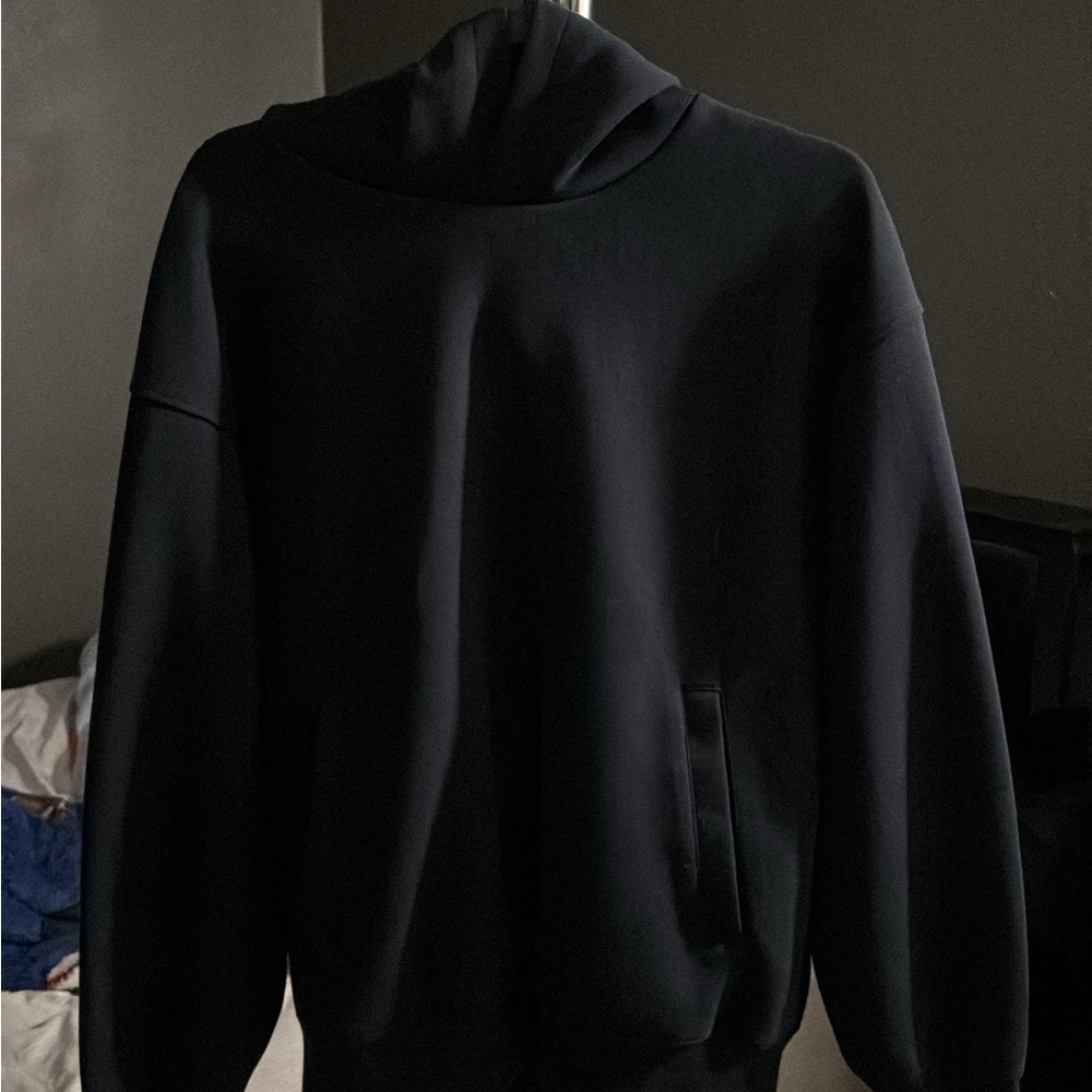 Uniqlo sweat oversized pullover hoodie & wide sweatpants gently used size small